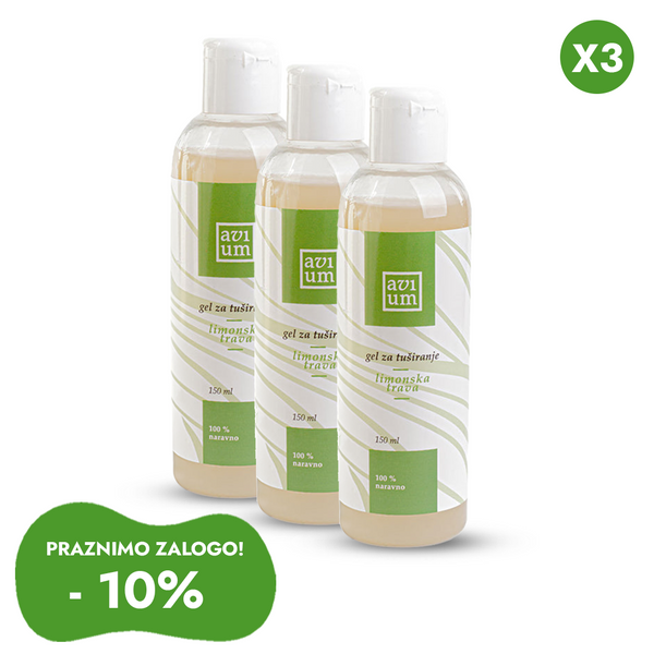 Naravni tuš gel Limonska trava - (x3)