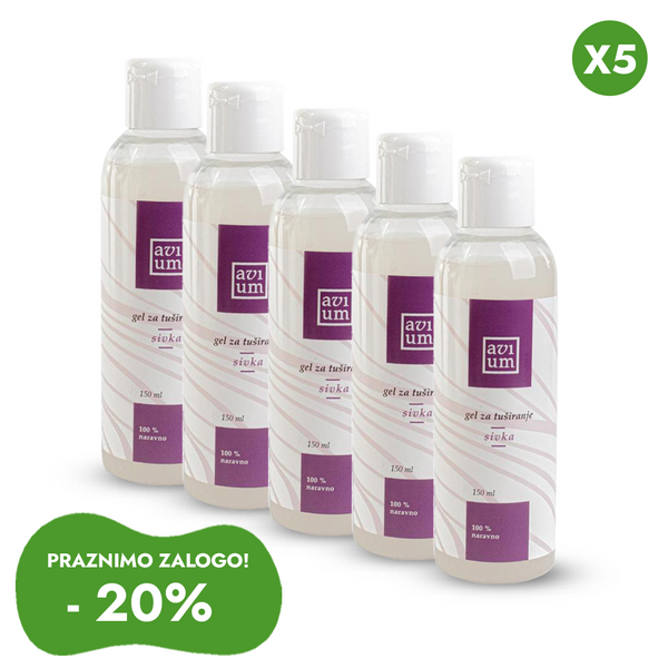 Naravni tuš gel Sivka - (x5)
