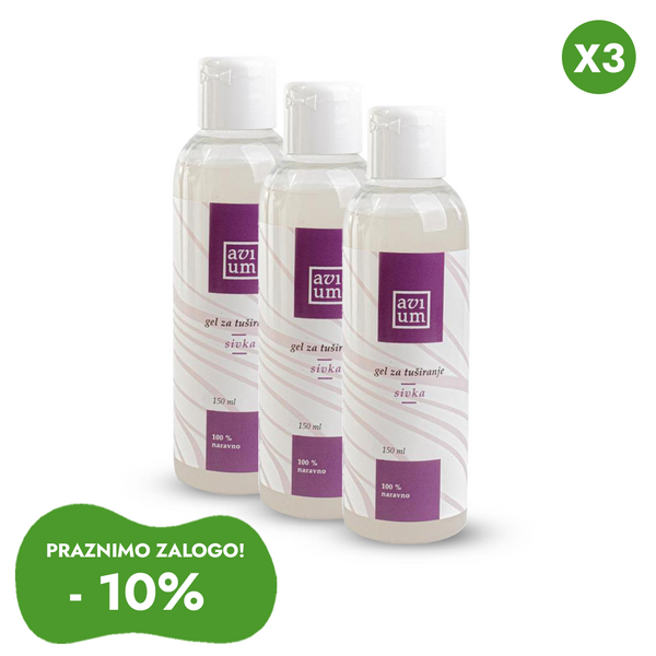 Naravni tuš gel Sivka - (x3)