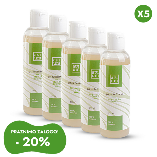 Naravni tuš gel Limonska trava - (x5)